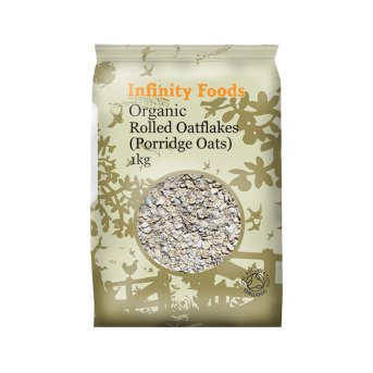 Infinity Foods Organic Rolled Oatflakes — authentic existing product image