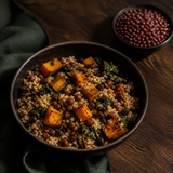 Organic Aduki Beans — serving suggestion