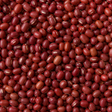 Extreme close-up of organic aduki beans