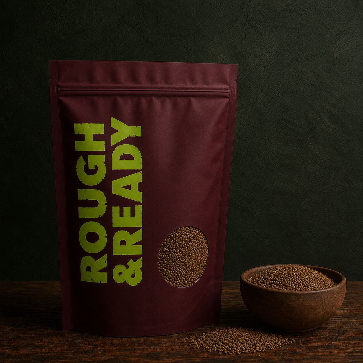 Organic Alfalfa Seeds — approved Rough & Ready pouch