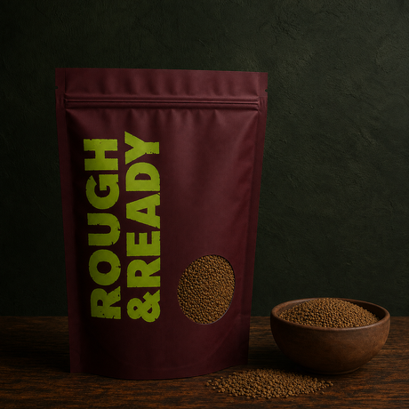 Organic Alfalfa Seeds — approved Rough & Ready pouch