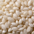 Organic Arborio Rice – extreme close-up product hero