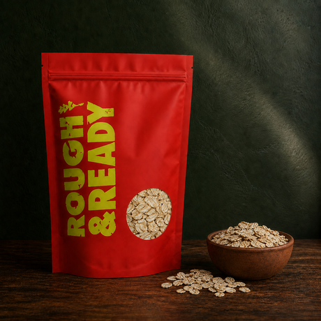 Rough & Ready Organic Barley Flakes pouch