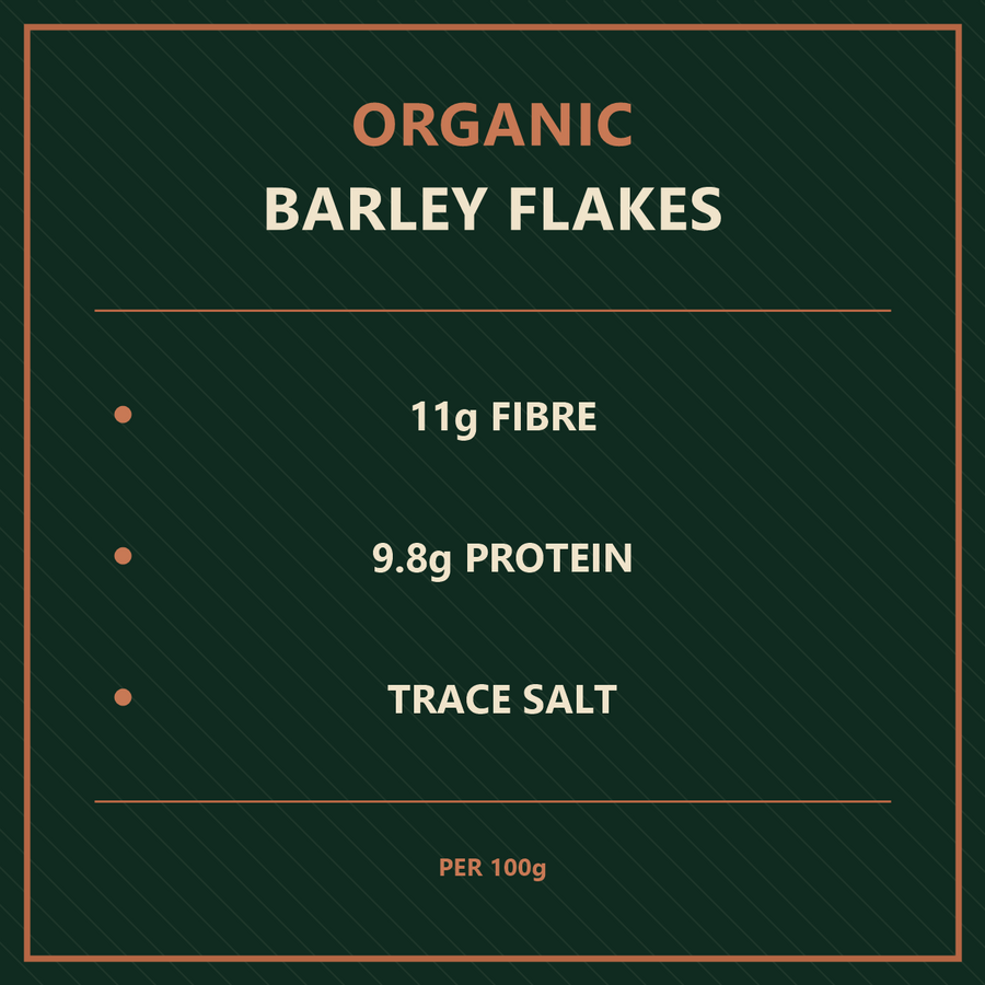 Organic barley flakes nutrition facts