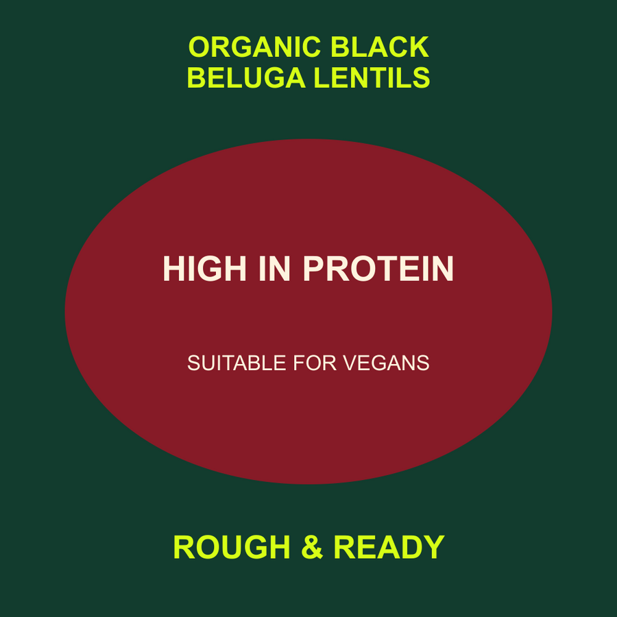 Organic black beluga lentils benefits