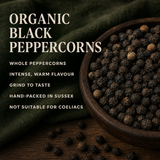Organic Black Peppercorns product information