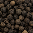 Organic Black Peppercorns extreme close-up