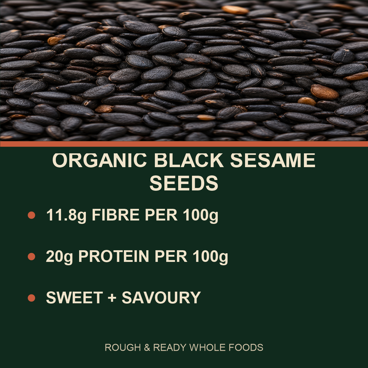 Organic Black Sesame Seeds product benefits