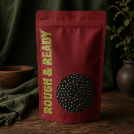 Organic Black Turtle Beans — Rough & Ready pouch