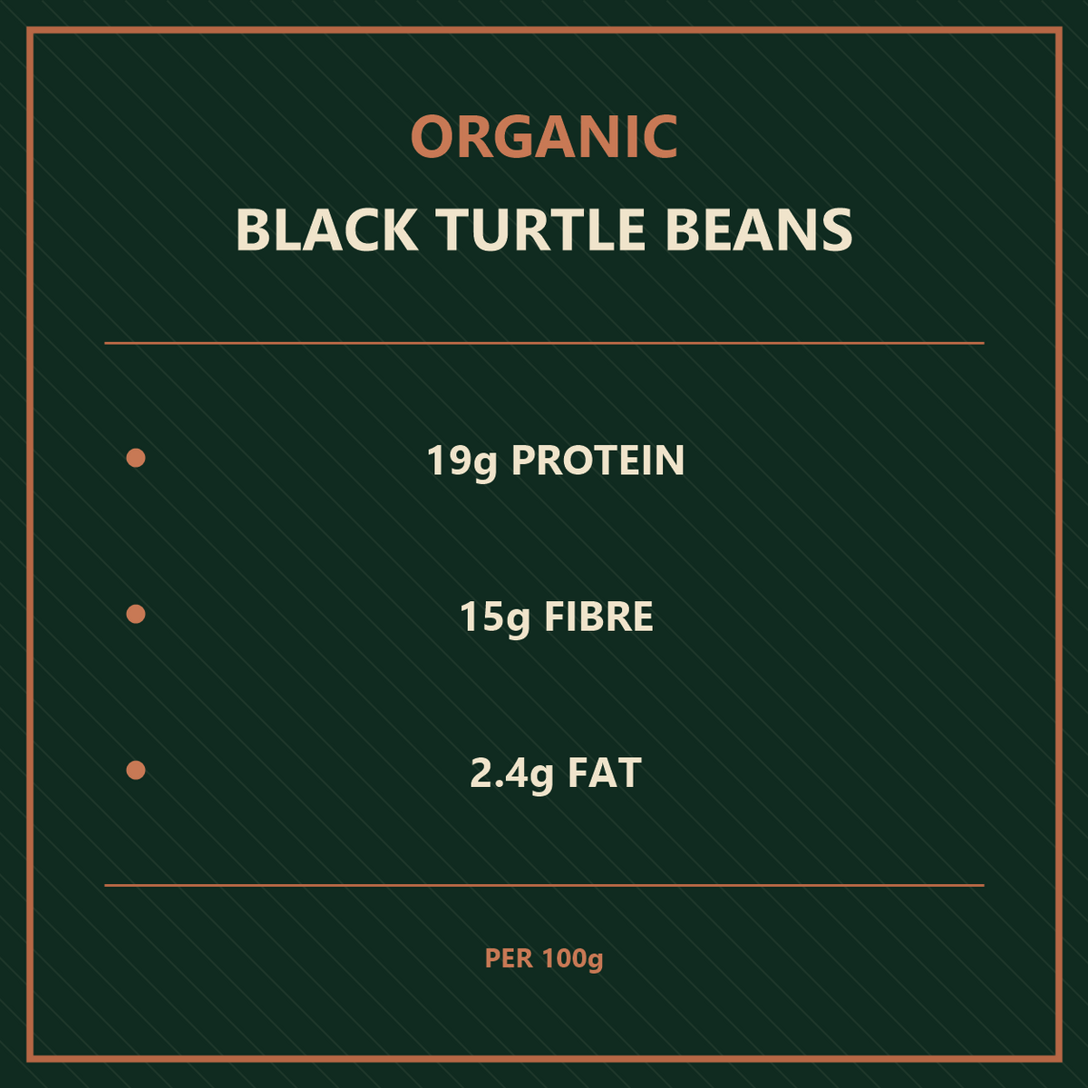 Organic Black Turtle Beans — benefits