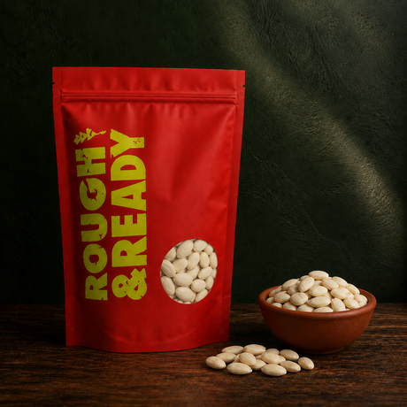 Organic Blanched Almonds Rough & Ready pouch