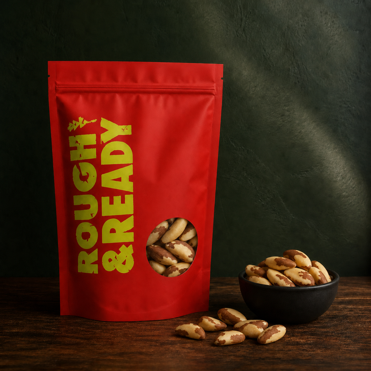 Rough and Ready Organic Brazil Nuts pouch