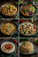 organic brown basmati rice — six ways to enjoy