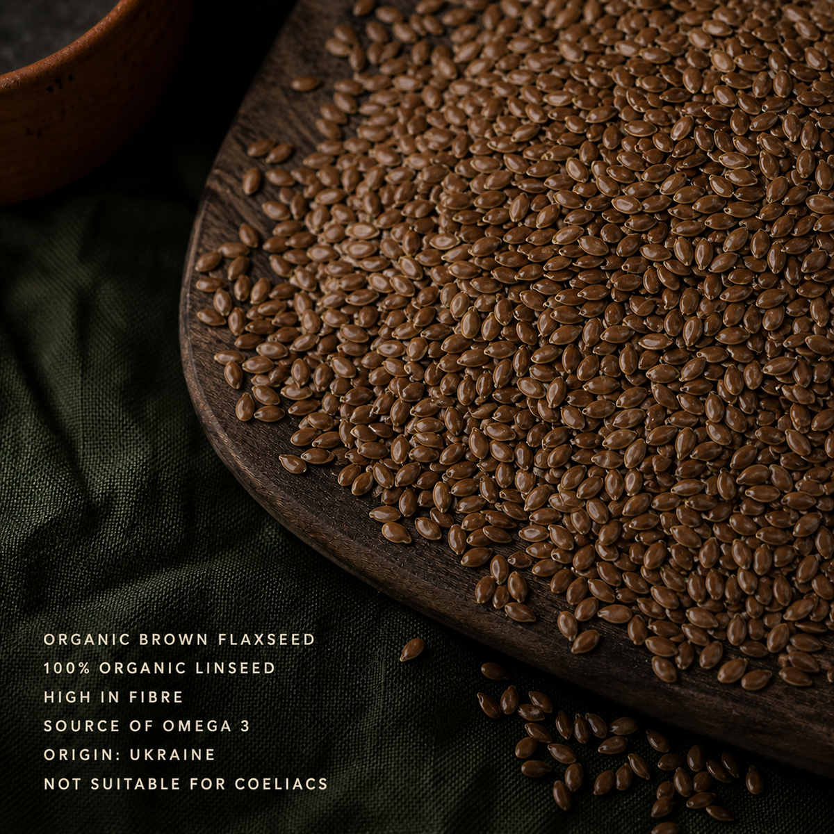Organic Brown Flaxseed product facts