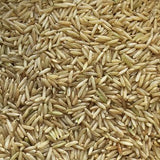 Organic brown rice extreme close-up
