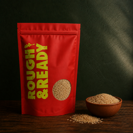 Rough & Ready Organic Brown Rice pouch