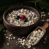 Organic Buckwheat Flakes - serving suggestion