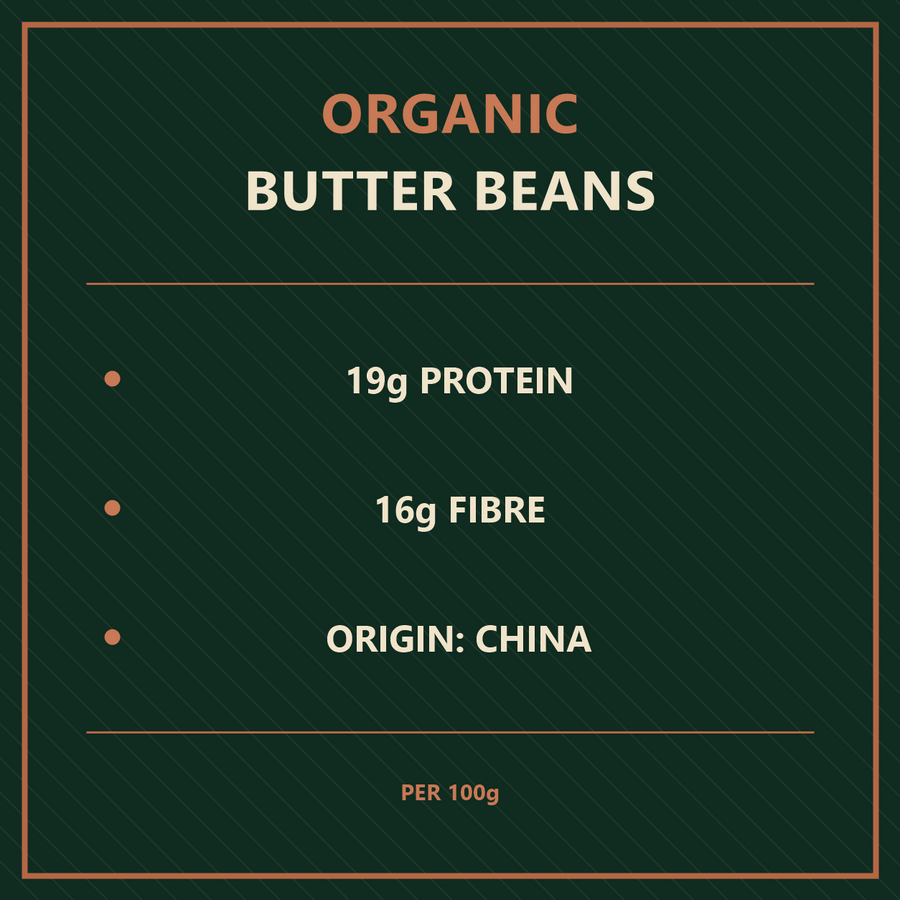 Organic Butter Beans – nutrition and origin facts