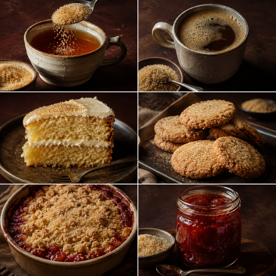Organic Cane Sugar — six ways