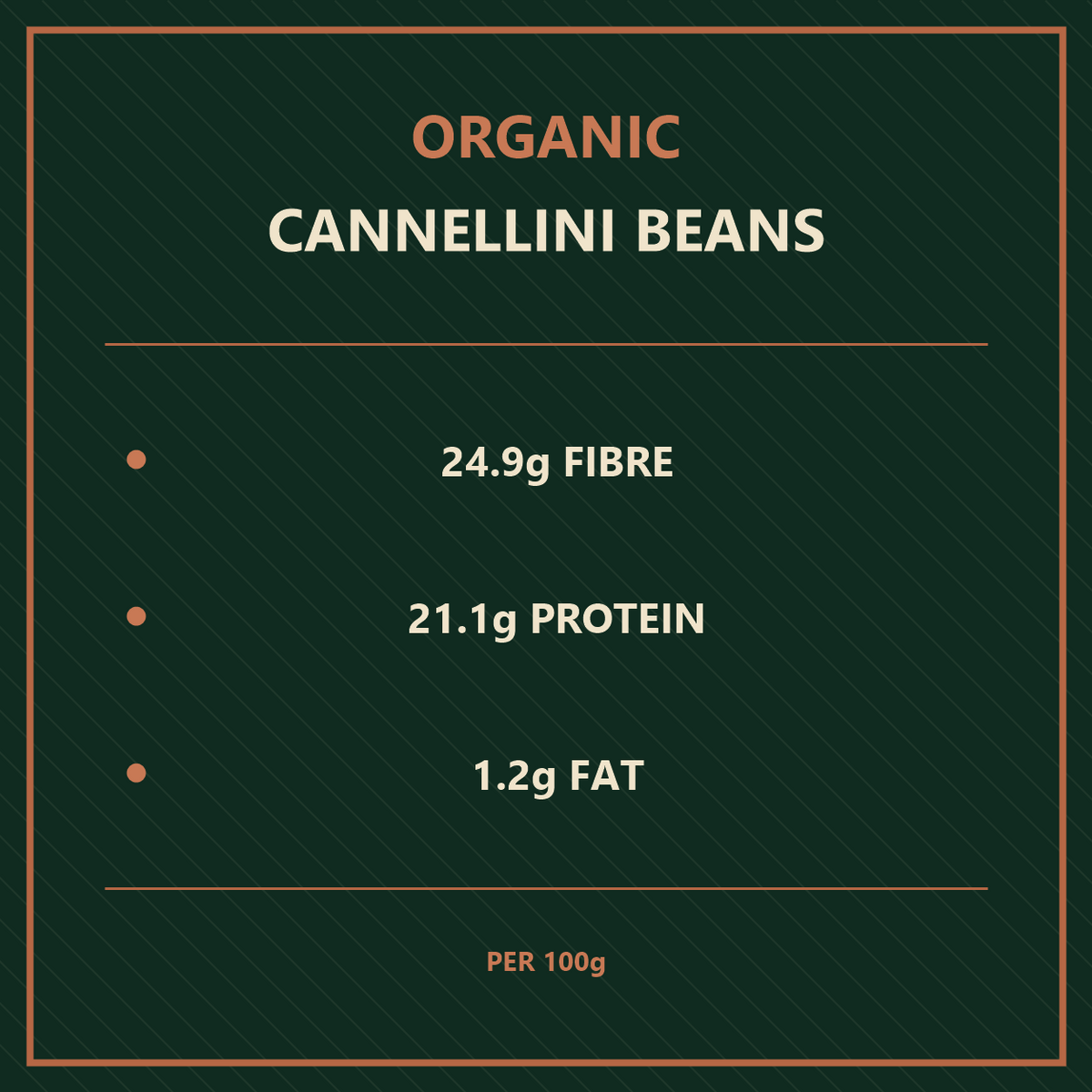 Organic Cannellini Beans — benefits