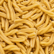 Organic caserecce pasta twists extreme close-up