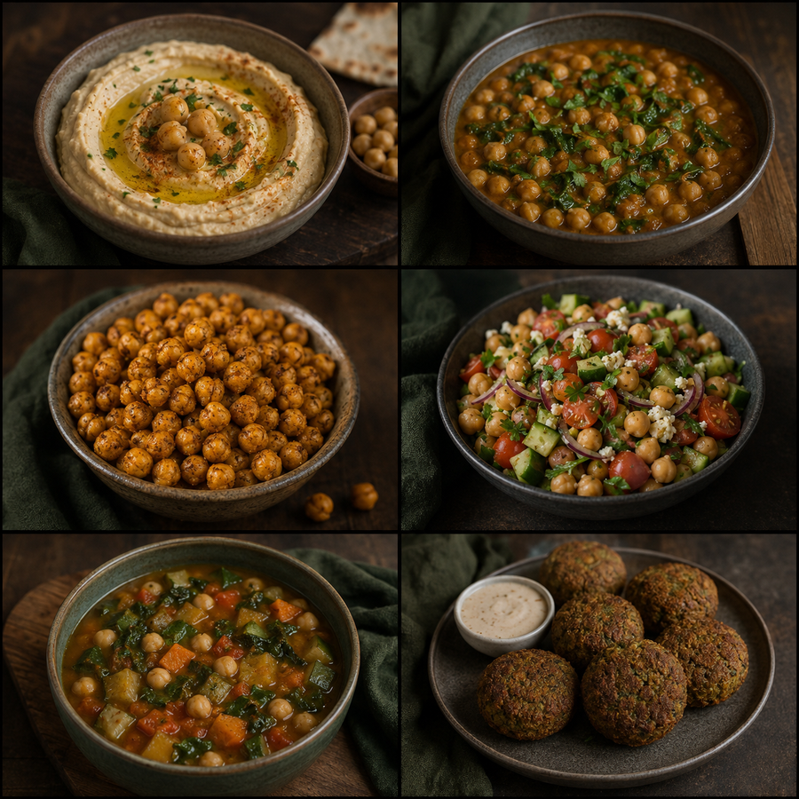 Organic Chickpeas six ways to enjoy
