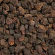 Extreme close-up of organic chopped apricots