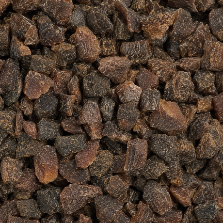 Extreme close-up of organic chopped apricots