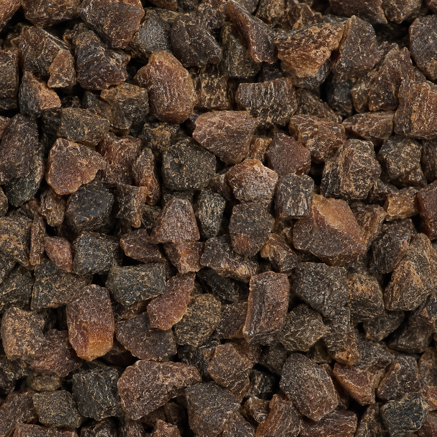 Extreme close-up of organic chopped apricots