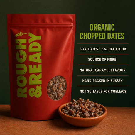 Organic chopped dates benefits, ingredients and allergen information