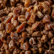 Extreme close-up of organic chopped dates