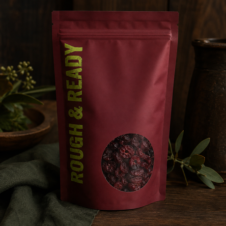Organic Cranberries with Apple Juice — Rough & Ready pouch