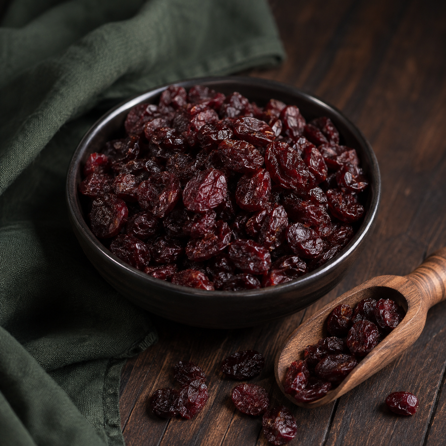 Organic Cranberries with Apple Juice — natural serving