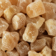 Organic Crystallised Ginger extreme ingredient close-up