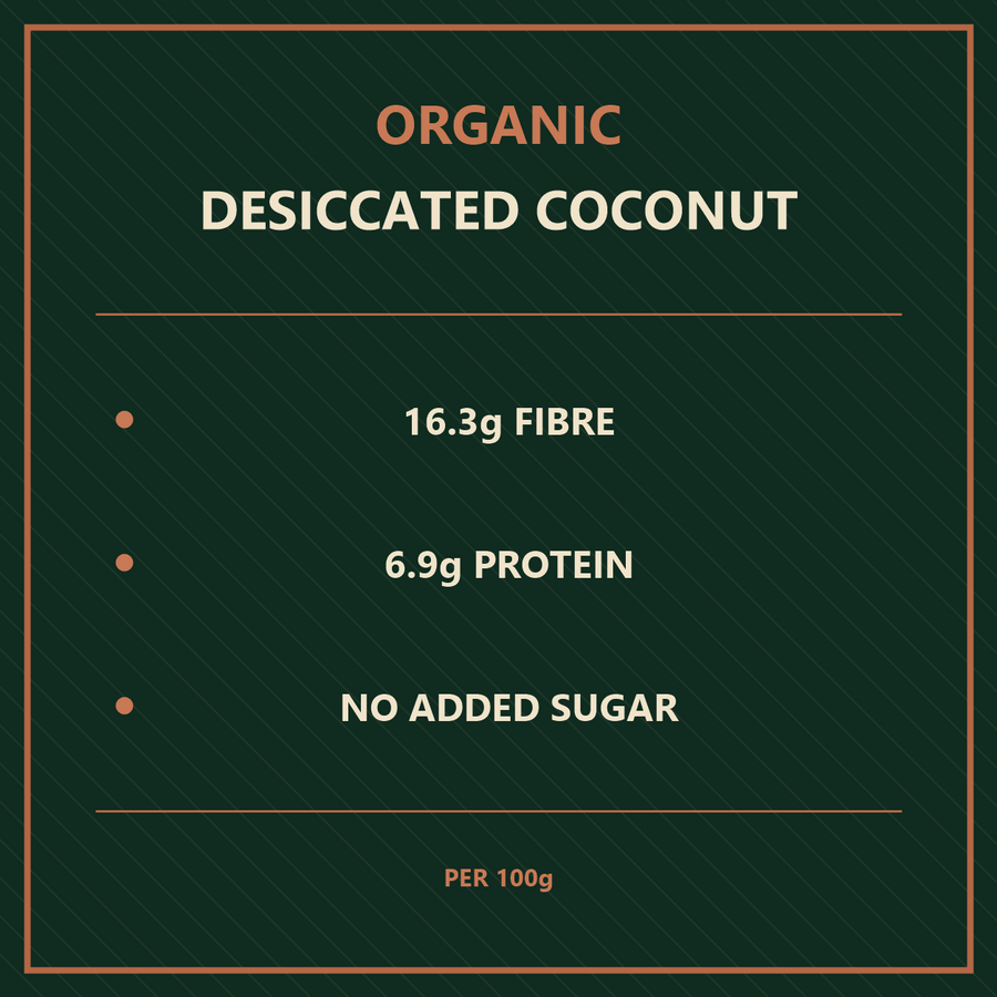 Organic Desiccated Coconut — benefits