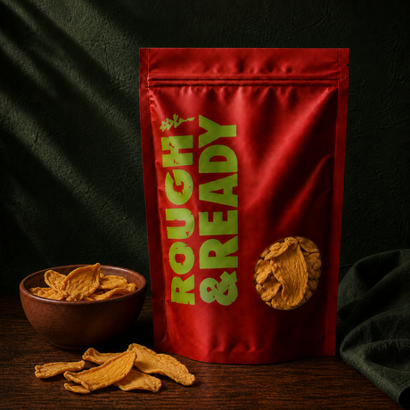 Rough and Ready Organic Dried Mango Slices pouch