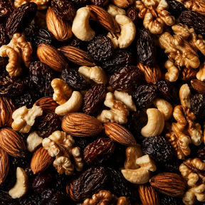 Organic Fruit & Nut Mix — macro hero