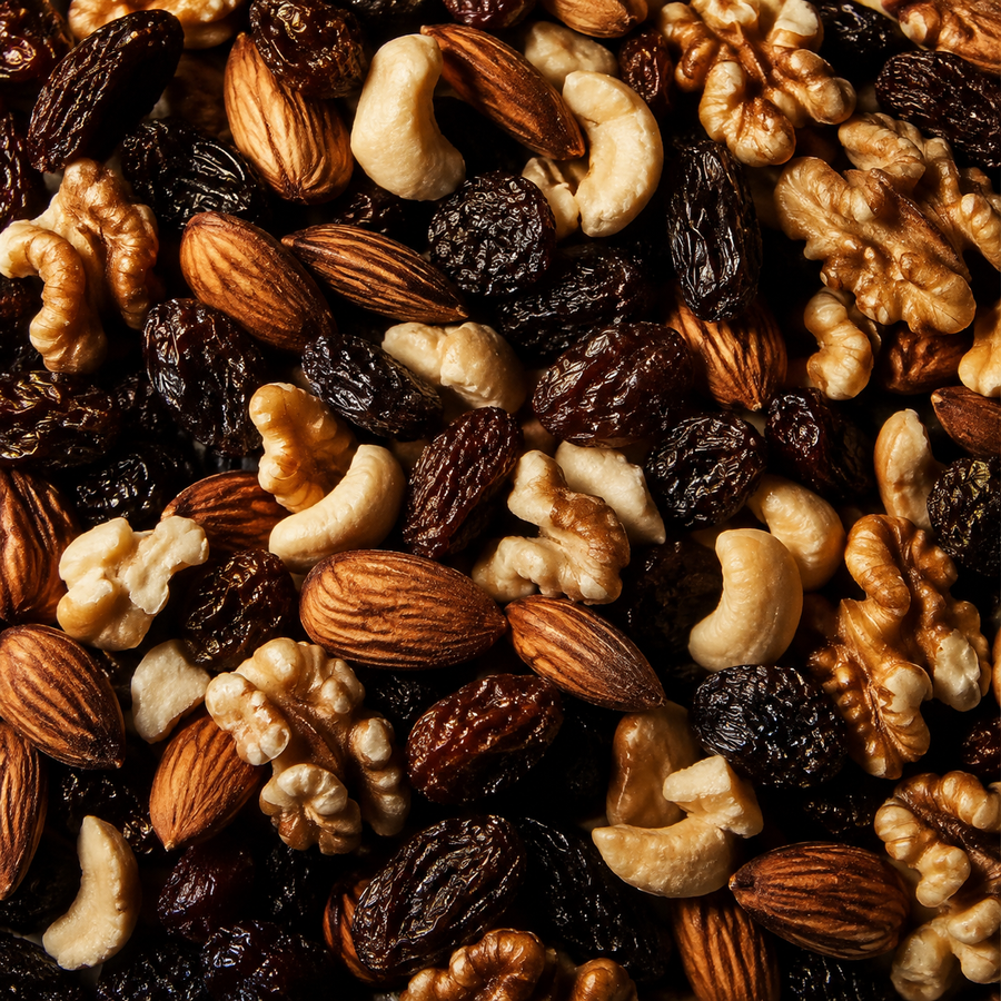 Organic Fruit & Nut Mix — macro hero