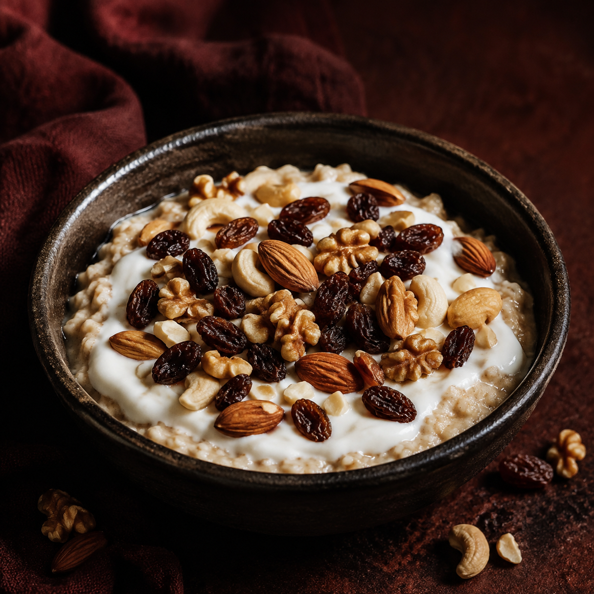 Organic Fruit & Nut Mix — serving suggestion