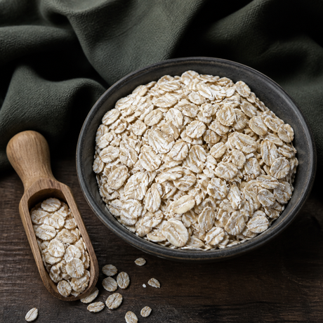 Organic gluten free jumbo oats detail