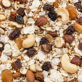 Organic Gluten Free Muesli — extreme close-up