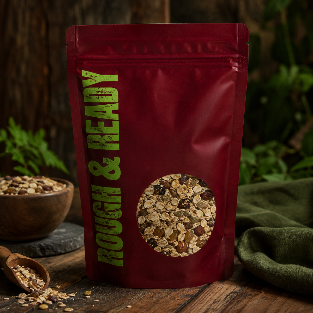 Organic Gluten Free Muesli — packaging