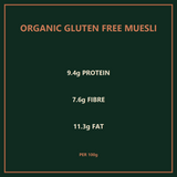Organic Gluten Free Muesli — benefits