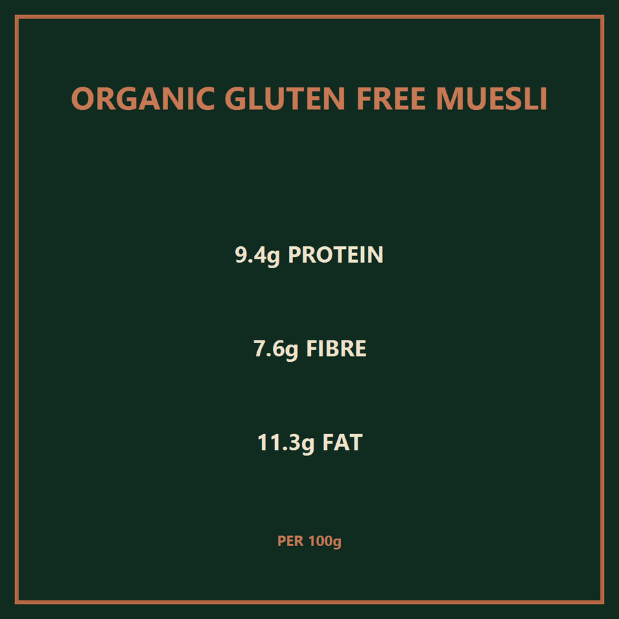 Organic Gluten Free Muesli — benefits