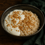 Organic golden flaxseed natural serving