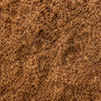 Extreme close-up of organic ground brown flaxseed