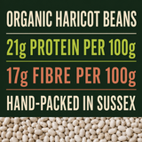 Organic haricot beans factual nutrition benefits