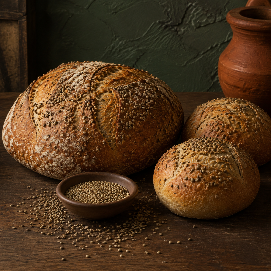 Organic Hemp Seeds bread recipe