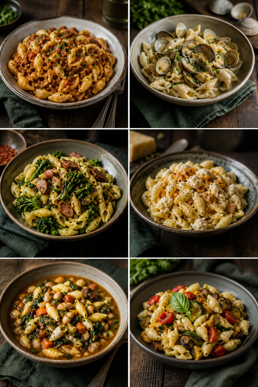 organic malloreddos small shell pasta — six ways to enjoy
