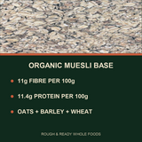 Organic Muesli Base product facts